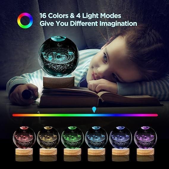 LOVE 3D Crystal Lamp Ball(Assorted Design)