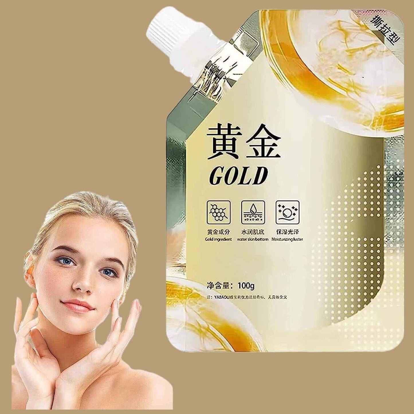 GLOW Retinol Snake Venom Gold Mask