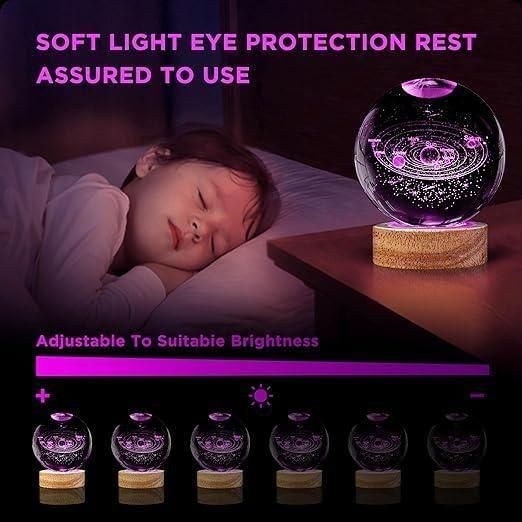 LOVE 3D Crystal Lamp Ball(Assorted Design)