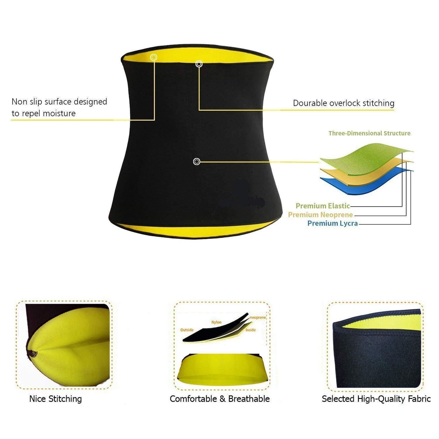 SLIM Sweat Belt - Hot Body Shaper Belly Fat Burner For Men & Women
