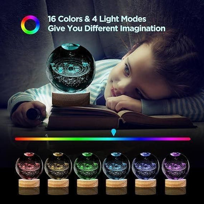 LOVE 3D Crystal Lamp Ball(Assorted Design)